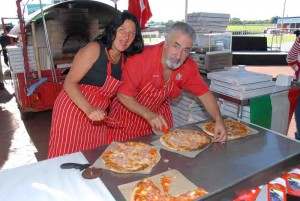 enjoy nunzio's world famous pizza